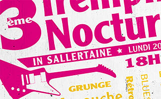 Affiche A2 - Tremplin des Nocturnes 2015 / Ile aux Artisans