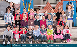 Photographies scolaires groupes 2014 / Ecole Robert Desnos