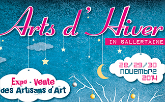 Affiche A2 - Arts d'hiver in Sallertaine 2014 / Ile aux Artisans