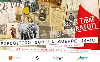 Affiche A2 et A0 - Mortagne dans la grande guerre / BRAHM 2014